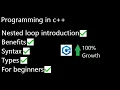 Mastering Nested Loops in C Beginner to Advanced Tutorial