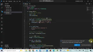 PDF File Merger using Python