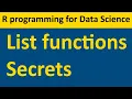List functions in R secrets Data Science with R - 06