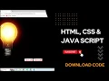 Bulb using HTML CSS Java Script