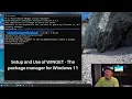 Setup and Use of the Winget Package Manager for Software Development on Windows 11