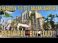 Embassy Suites Miami Airport FULL TOUR Honest Review King Suite Pool Bar Airport Noise