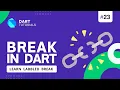 break labeled break in Dart Dart break statement Dart tutorial
