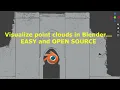 How to visualize point clouds in BLENDER