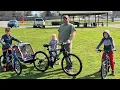 Allen T2 - 2 Child Bike Trailer 1st Ride