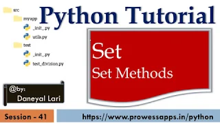 Python Tutorial for Beginners Set Operations union intersection difference subset etc