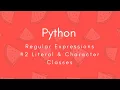 Regular Expressions 2018 Literal Character Python Tharun Shiv Being A Pro