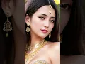 Download Lagu #4k realistic beautiful AI model girl with gold dress, asia model - AI Walker #short video - #3