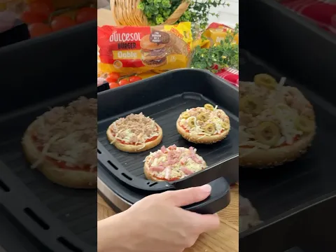 ¡Estas MINI PIZZAS se hacen en minutos y están increíblemente buenas! 🍕🤤