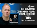 BYU basketball coach Kevin Young on summer practices bringing 2026-27 team together
