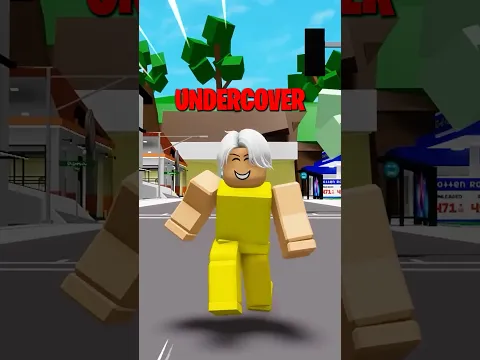 GOING UNDERCOVER IN ROBLOX.. #roblox #shorts