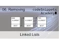 Linked Lists in Java 06 Removing from a LinkedList