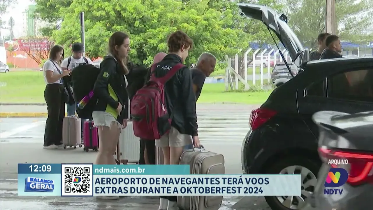 Aeroporto de Navegantes terá voos extras durante a Oktoberfest 2024