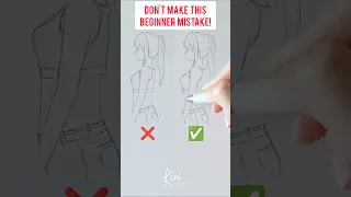 Don t make this beginner mistake - How to draw waist sideview