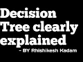 Decision Tree explained part - 1