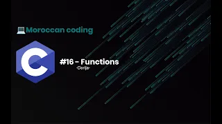 Darija Fundamentals Of Programming With C - Functions