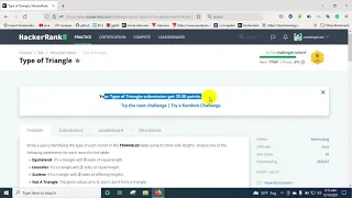 Type of Triangle Hackerrank Problem Solution
