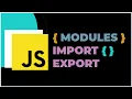 Import y Export en Javascript ES Modules - Explicacion
