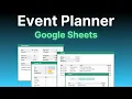 How to Make an All-In-One Event Planner in Google Sheets