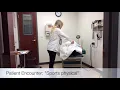 KCU CSR Patient Simulation Sports Physical