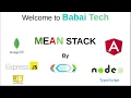 Nodejs INTRO and Hello world program Babai Tech MEAN stack Part 2