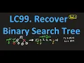 Recover Binary Search Tree -