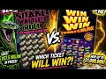 PA SCRATCH-OFF SHOWDOWN SNAKE RATTLE ROLL vs WIN WIN WIN CAN WE HIT BIG
