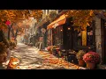 Download Lagu Autumn Street and Old Coffee Shop ☕ Rhythmic Autumn Jazz for Relaxation and Focus ~ Jazz Cafe