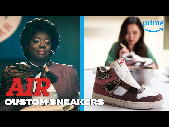 Custom Sneakers Created For Viola Davis by @CESTLAVIC