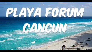 PLAYA FORUM Cancun Mexico Zona Hotelera Forum Beach