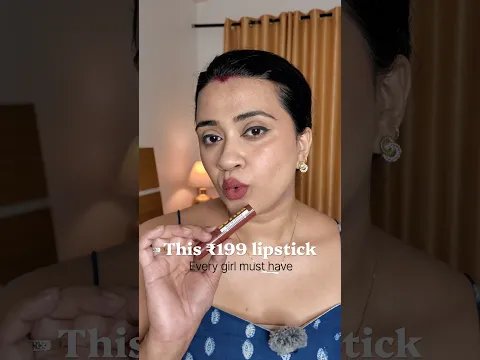 ₹199 mein yeh lipstick faad hai ! Elle 18 butter matte lipstick swatch #lipstick #viral #explore