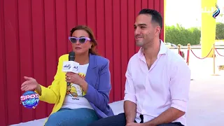 بشرى وزوجها خالد حميدة فى آخر ظهور قبل الطلاق   إحنا بنفكر بعقلية البيزنس   وبيتنا بنديره كأنه مشروع دندنها