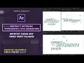 Flat Network Title Animation in AE No Plugin Required