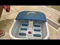 ALLJOY Collapsible Foot Spa Bath Massager Remote Control Shiatsu Foot Massage Soak Tub Review