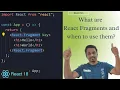 What are Fragments in Reactjs and when to use them