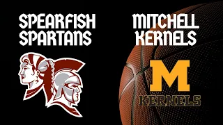Spearfish Spartans Girls Basketball Varsity vs Mitchell Kernels