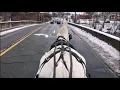 Paterson Horse Drawn Funeral in Snow