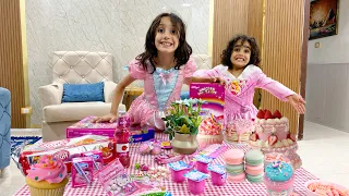 يوم كامل باللون الزهري 