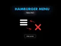 Hamburger Menu Toggle Effect HTML CSS