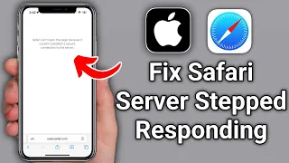 How To Fix Safari Can T Open The Page On IOS 18 Server Stopped Responding Solution 2025 