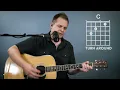 Here As In Heaven - Elevation Worship - Acoustic guitar play through with chords
