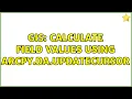 GIS Calculate field values using arcpy da UpdateCursor