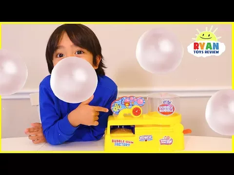 Download MP3 Make your own real working bubble gum with Ryan ToysReview