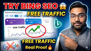 Try Bing SEO 2026 Free Traffic Method I Got USA Traffic Using Bing SEO
