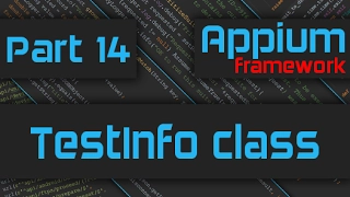 Implementing Metadata Storage for Test Cases Advanced Appium Tutorial - 14 Java