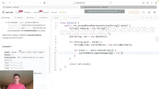Leetcode Solution - 804 Unique Morse Code Words