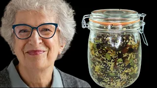 My grandmother eats 1 spoon a day.Grandma runs like a young girl.