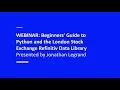 Webinar Python Finance - Beginners Guide to Python and the LSEG Refinitiv Data Library