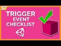 Common TRIGGER EVENT MISTAKES Unity Beginner Tutorial