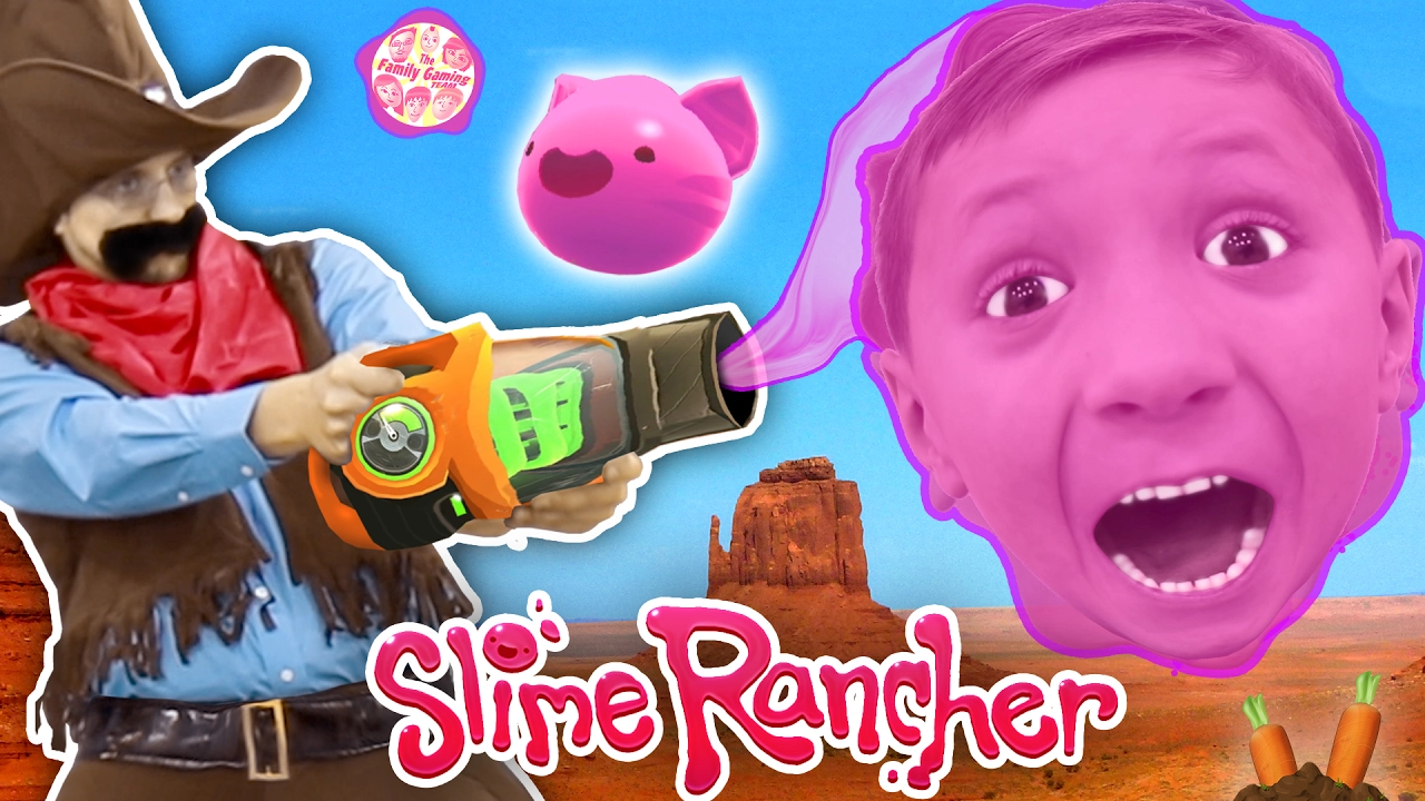 Gooey, Squishie Slime Monsters vs. FGTEEV Sheriff (Slime Rancher Farm Gameplay / Skit)